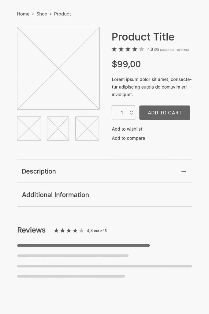 Fiche ecommerce
